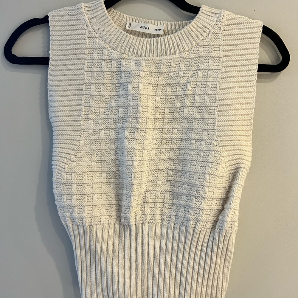 MANGO sweater tank top